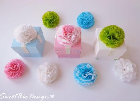 Tutorial: Scatoline Battesimo Bimbo/Bimba - Baptism favor boxes boy/girl