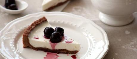 Torta allo yogurt con frolla al cioccolato