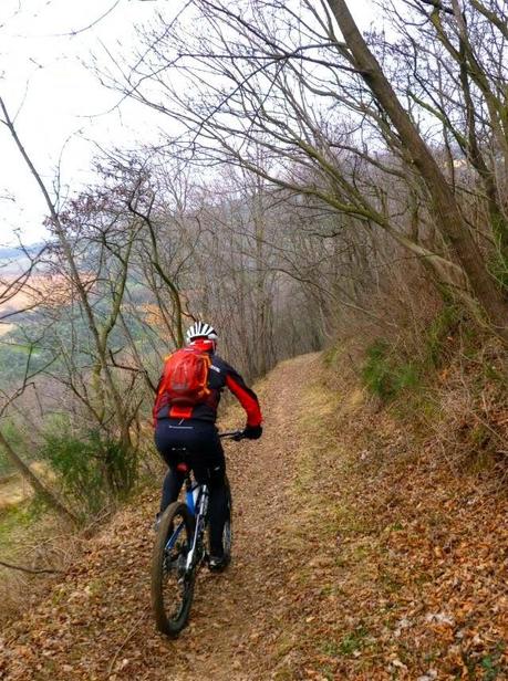 Mountain Bike along former cross country trails (13/2, 2015)