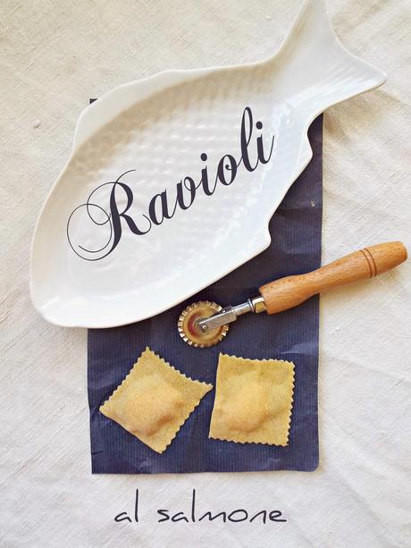 Ravioli al salmone