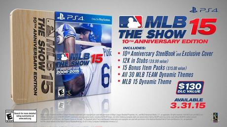 Annunciata l'edizione decimo anniversario di MLB 15: The Show