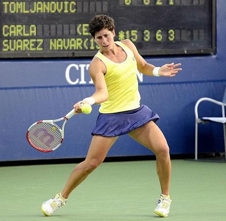 2014 US Open (Tennis) - Tournament - Carla Suarez Navarro (14951733579)