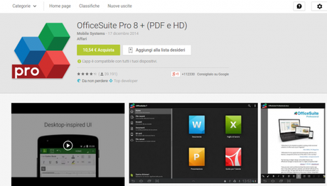 OfficeSuite Pro 8    PDF e HD    App Android su Google Play