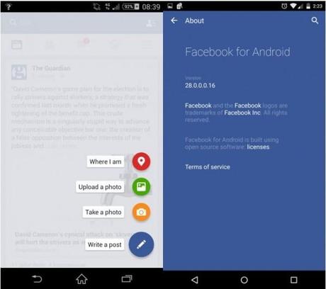 Facebook Material Design