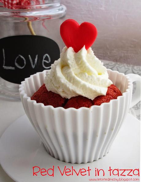 Red Velvet in tazza, Buon San Valentino!