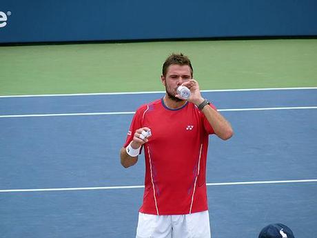 Stanislas Wawrinka (9) vs. Marcos Baghdatis US Open 2013 (9655519171)