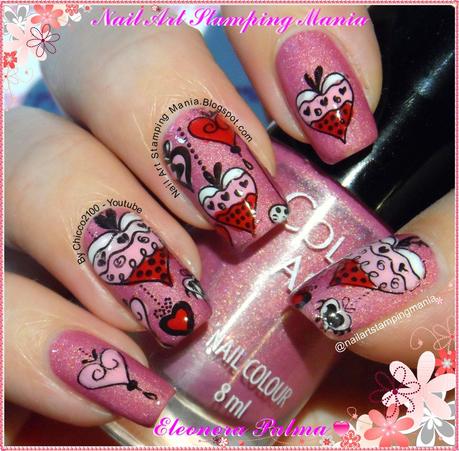 Valentine's Day With Colour Alike 510 And CiciandSisi Plate