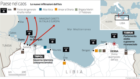 L’Italia pronta alla guerra in Libia contro l’ISIS
