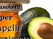 Maschera illuminante capelli: miele avocado!