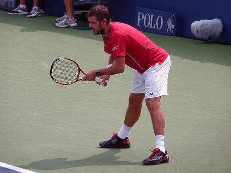 Stanislas Wawrinka (9) vs. Marcos Baghdatis US Open 2013 (9658703202)