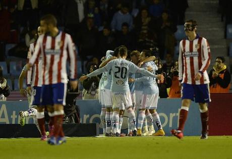 Celta Vigo-Atletico Madrid 2-0, clamorosa disfatta dei colchoneros, Nolito e Orellana show