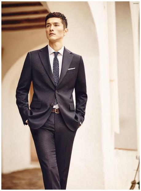 Mango primavera 2015 Fashions Tailored Mens Spara Daisuke Ueda 002 800x1084 Mango Hones in su Uomo Primavera 2015 Fashions sartoriali