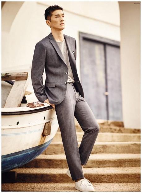 Mango primavera 2015 Fashions Tailored Mens Spara Daisuke Ueda 003 800x1084 Mango Hones in su Uomo Primavera 2015 Fashions sartoriali