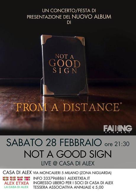 Chi va con lo Zoppo... non perde il concerto/festa del 28 febbraio con i Not a Good Sign!