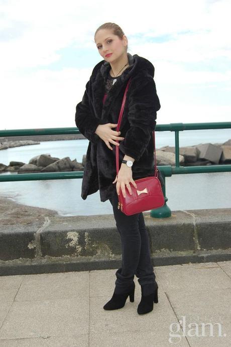 Look con pellicciotto carmen recupito
