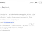 Google Wallet richiede Codice Fiscale