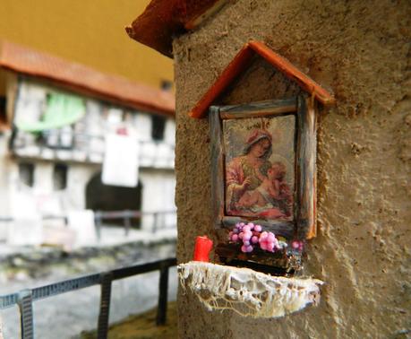 La vecchia Milano dei Navigli...quando si lavava a mano... - Riproduzione in miniatura