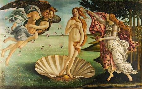 Schemi per il punto croce: La nascita di Venere - Botticelli -