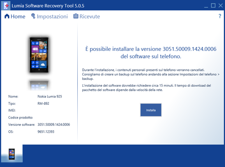 Lumia Software recovery Tool 1