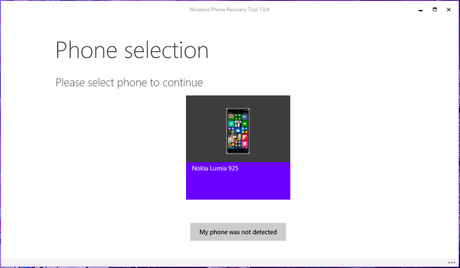 Windows Phone Recovery Tool