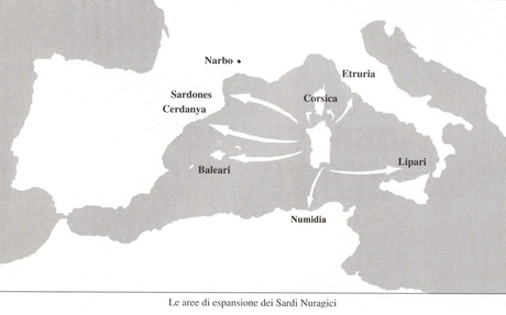 L’impero coloniale dei sardi nuragici