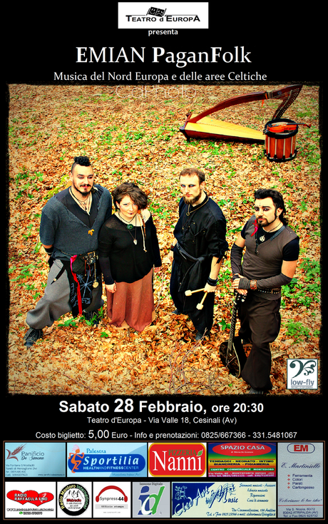 Chi va con lo Zoppo... non perde gli Emian PaganFolk in concerto al Teatro d'Europa!