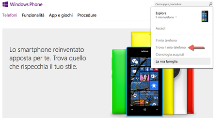 Trova il mio telefono