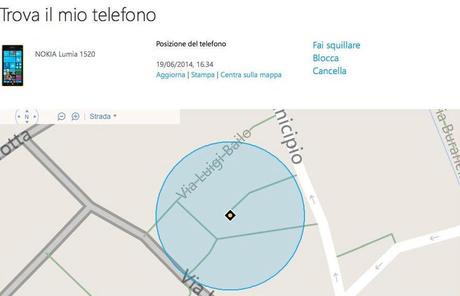 trova il mio telefono 