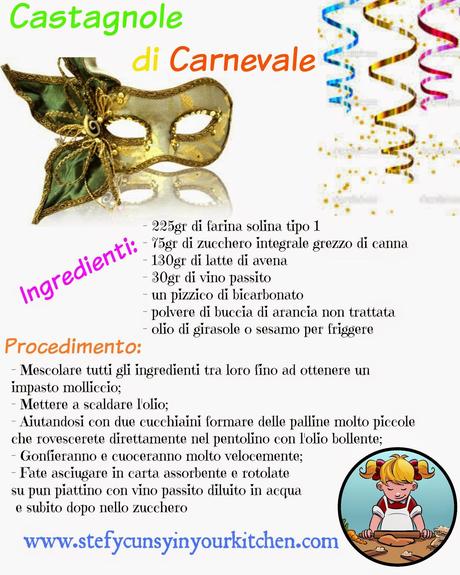 Castagnole di carnevale - alla polvere di arancia e vino passito