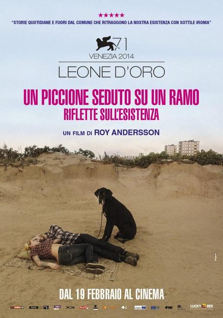 Un piccione seduto sul ramo riflette sull’esistenza, il nuovo Film della Lucky Red