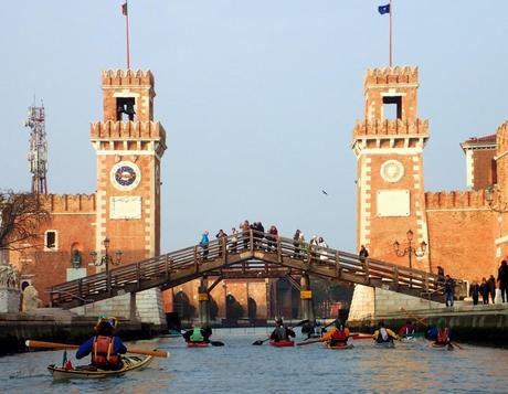 Ultimo giro in kayak a Venezia...