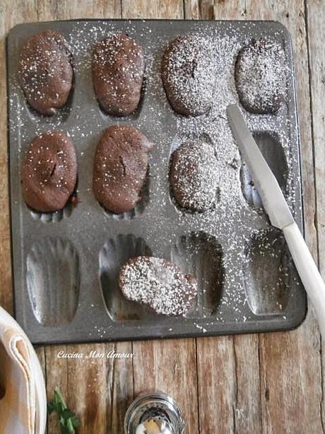 Madeleine al Cioccolato