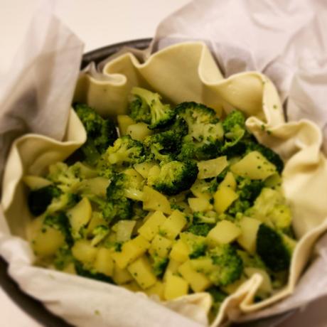 Torta salata broccoli e patate