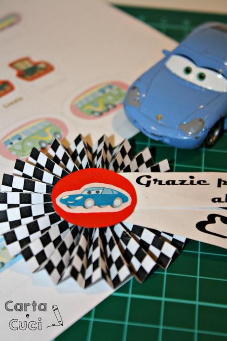 Compleanno Cars - Favors (Paper Rosette)