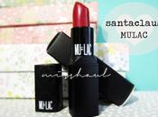 Santa Claus Mulac Cosmetics Rossetto Limited Edition (swatch, comparison, review, makeup look)