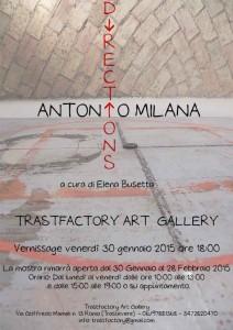 Mostre a Roma, Directions di Antonio Milana a roma (Roma) Trastfactory Art Gallery