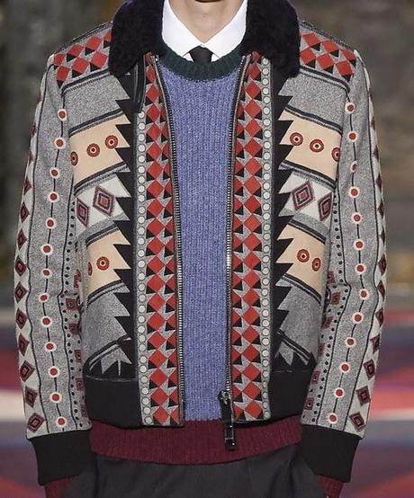 STAMPE, PATTERNS E SUPERFICI TESSILI DALLE SFILATE DI PARIGI (MENSWEAR F/W 2015-16) / 10