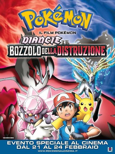 Pokémon il Film - Diance e il bozzolo della distruzione, il nuovo Film della Lucky Red