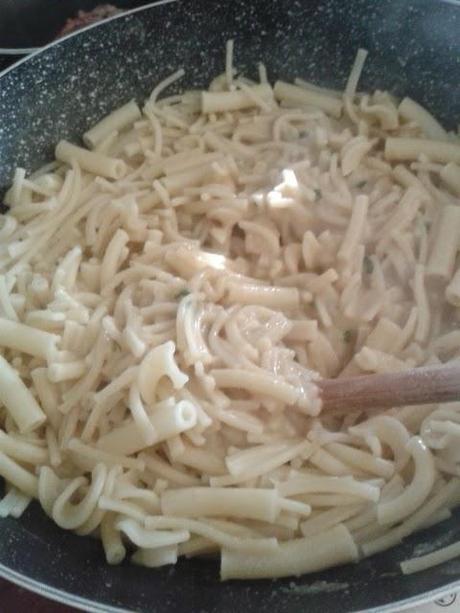 PASTA VELOCE CON CREMA DI CECI