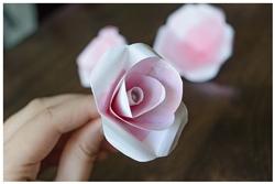 Rosa di carta colorata