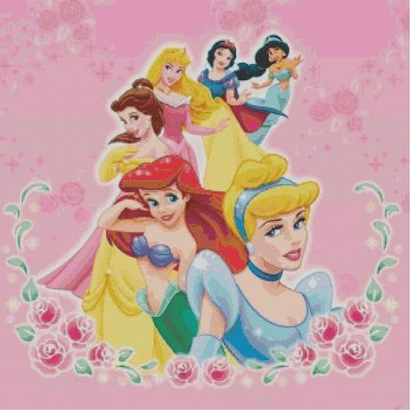 Schemi per il punto croce: Le principesse Disney