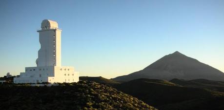 Il telescopio solare del Kiepenheuer Institute a Tenerife. Crediti: Pascalou Petit.