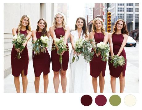 marsala colore del 2015, matrimonio a tema