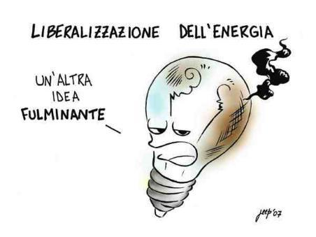 Liberalizzazione dell'energia_Vignetta di Jeep per lo Stivale Bucato www.stivalebucato.it