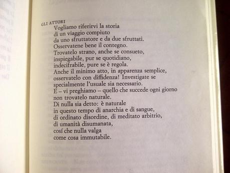 Bertolt Brecht, TEATRO, L'eccezione e la regola, Einaudi, 1970