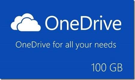Come ottenere 100GB su Microsoft One Drive gratuitamente per due anni