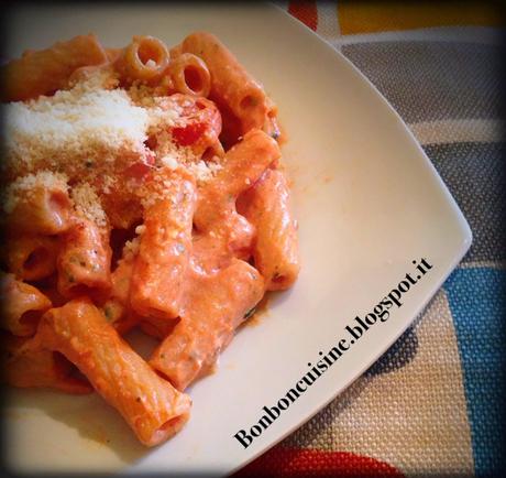 Rigatoni pomodoro e ricotta fresca