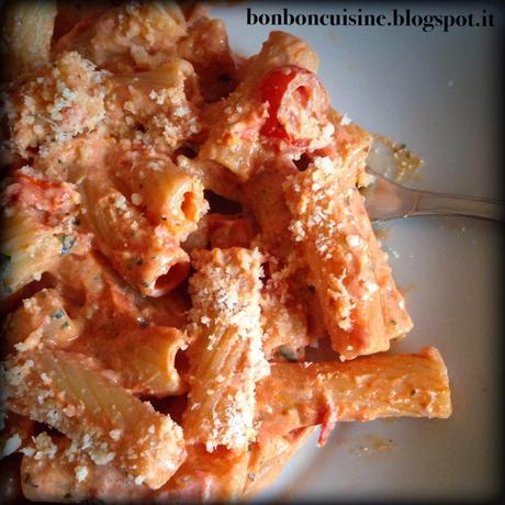 Rigatoni pomodoro e ricotta fresca