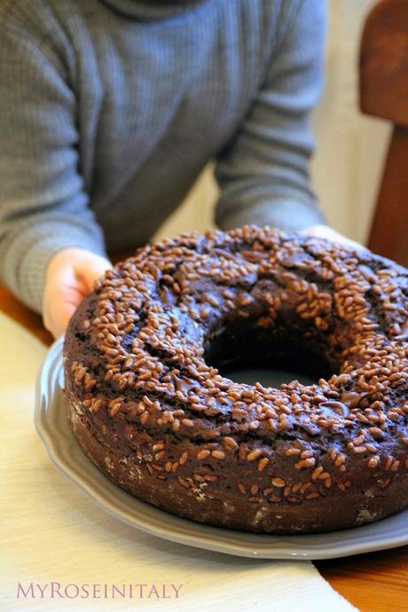 Torta al cioccolato e riso soffiato