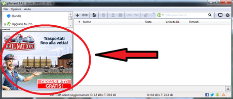 uTorrent - Come eliminare la pubblicità